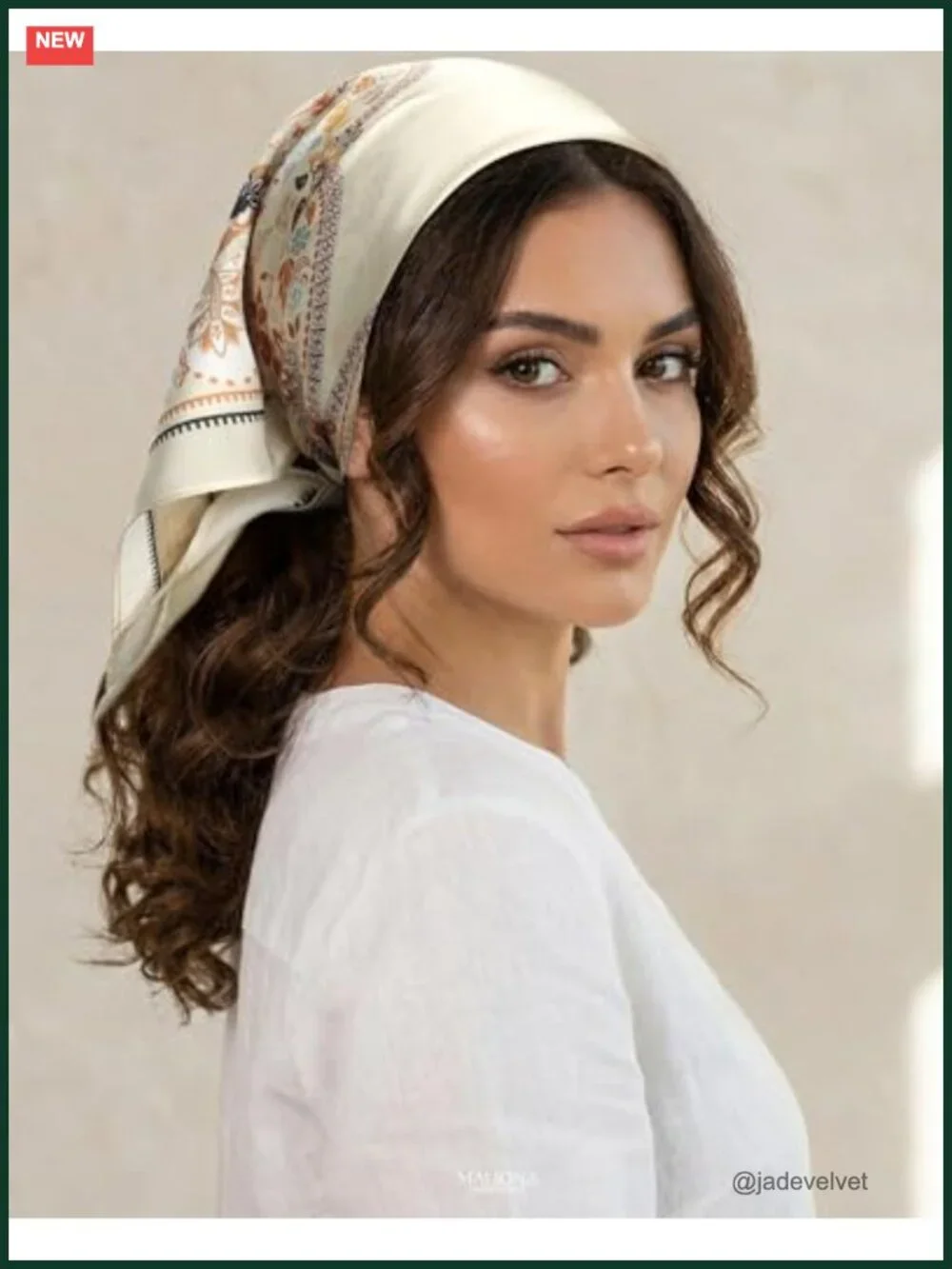 Chiffon Head Scarf for Women Silk-like Bandana Square Hair Wrap